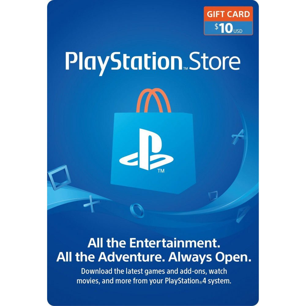 PSN US Gift Card 10$ – PlayStation 4 STORE NETWORK CARD USA REGION 1