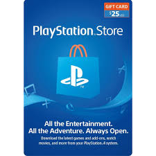 PSN US Gift Card 25$ – PlayStation 4 NETWORK CARD USA REGION 1