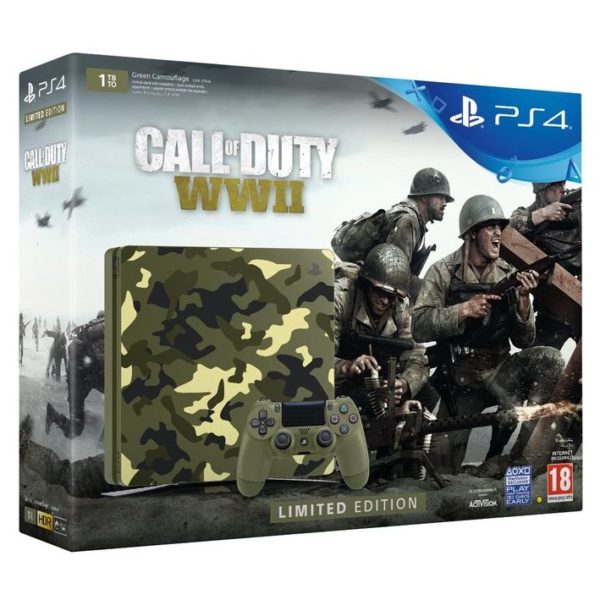 (USED) SONY PLAYSTATION® 4 PS4 LATEST VERSION USED SLIM MODEL (CAMOUFLAGE COLOR) 1TB (USED)
