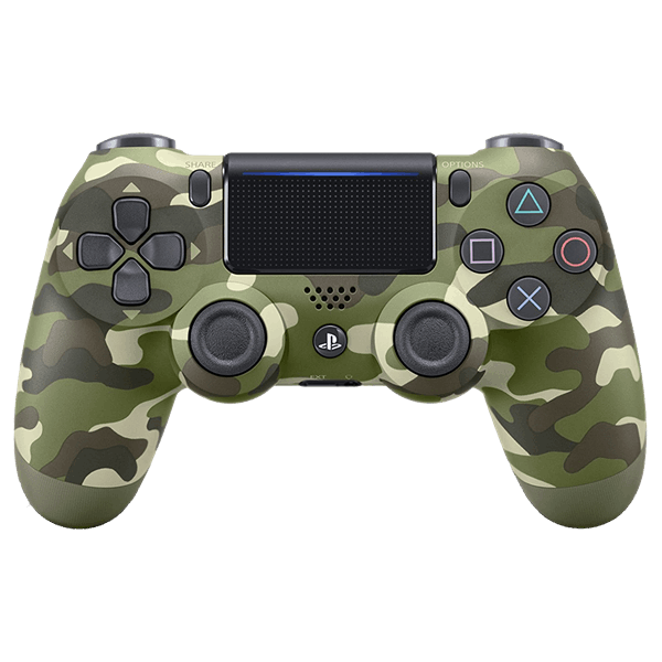 DUALSHOCK 4 PS4 CONTROLLER ORIGINAL – GREEN CAMOUFLAGE COLOR (BRAND NEW)