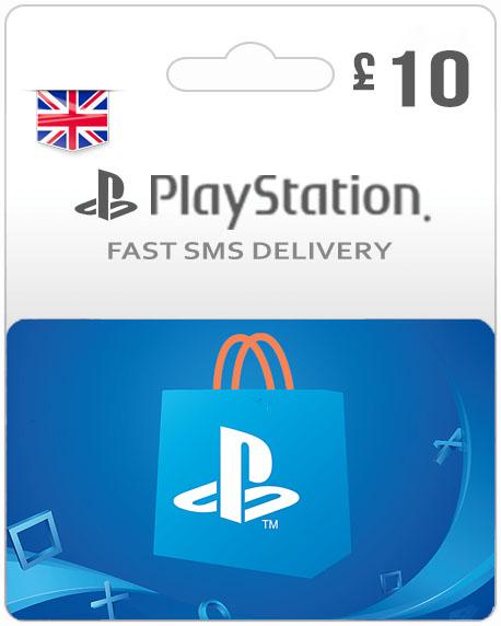 PSN -UK Gift Card GBP 10 POUND – PlayStation 4 STORE NETWORK CARD-Karachi
