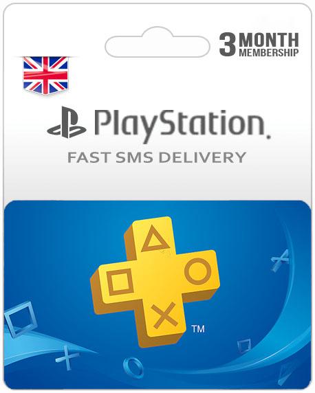 Essential UK PlayStation Plus 3 Months Membership Card (UK Region) – PlayStation 4 STORE-Karachi