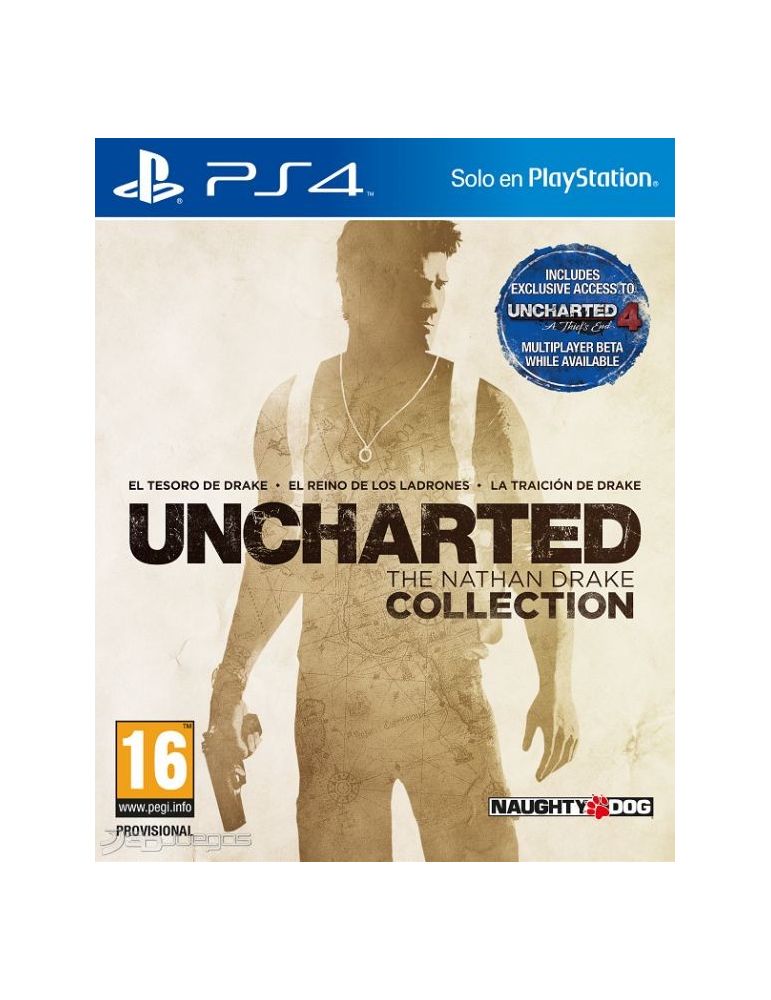 UNCHARTED THE NATHAN DRAKE COLLECTION – PS4 (NEW GAME)