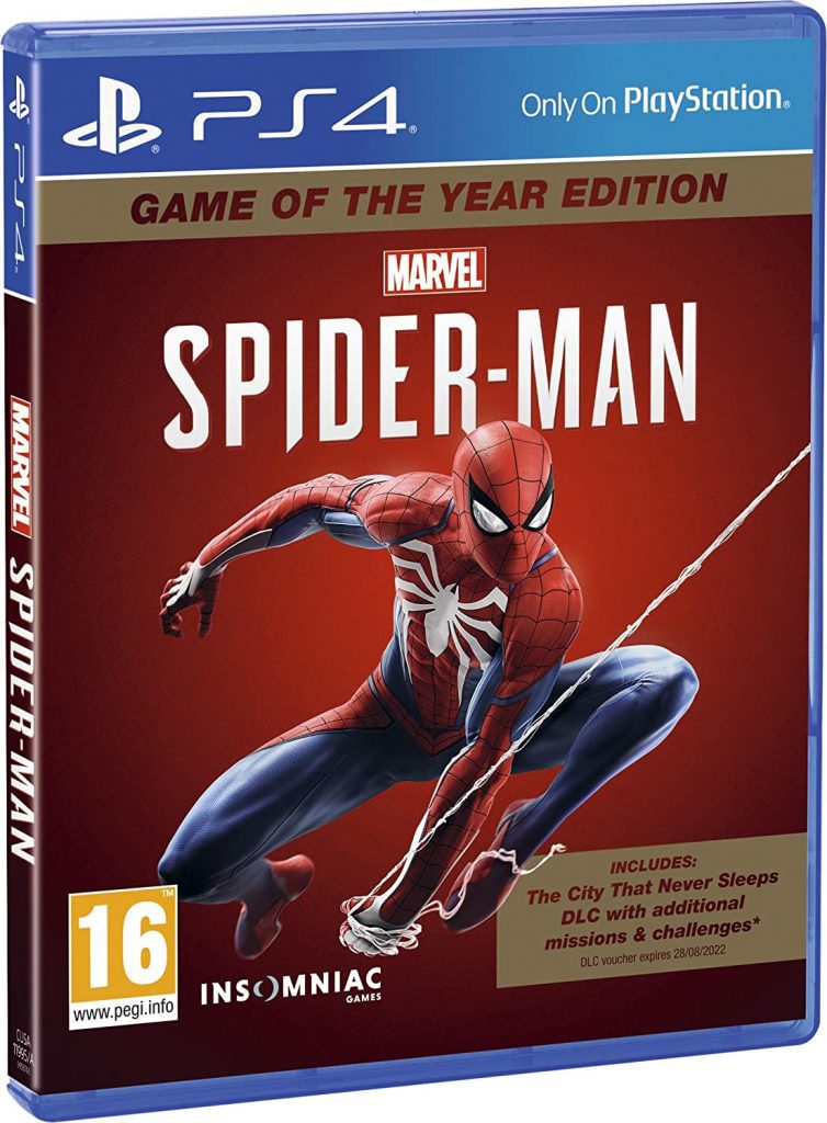 MARVEL SPIDER-MAN GAME OF THE YEAR – PS4 (NEW)