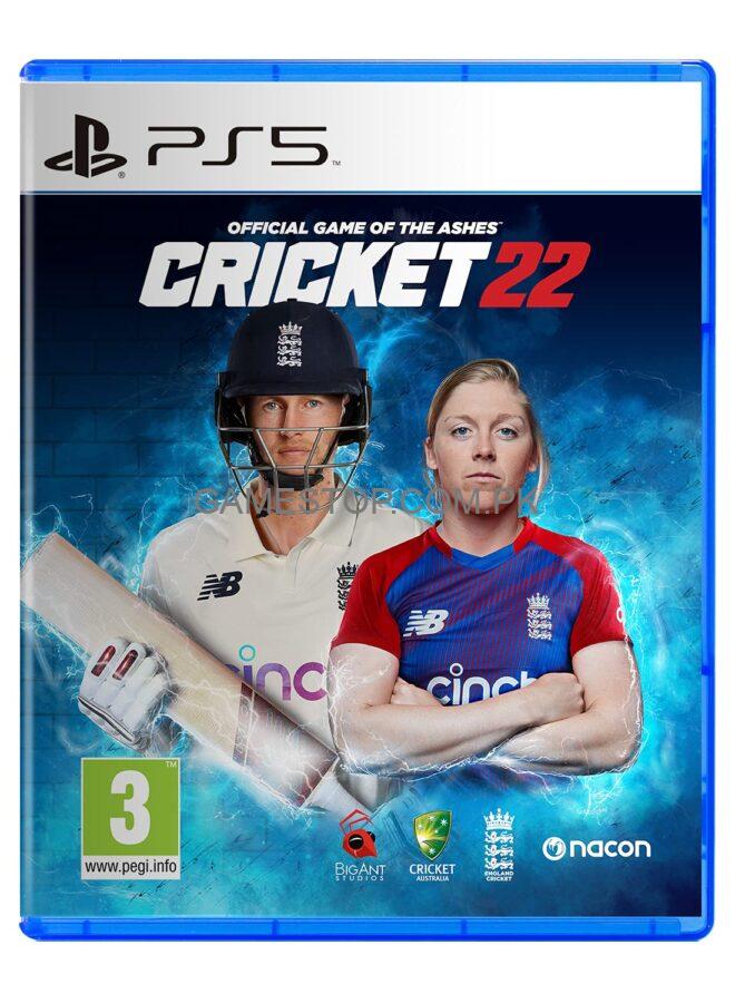 CRICKET 22: OFFICIAL GAME – PS5 USED