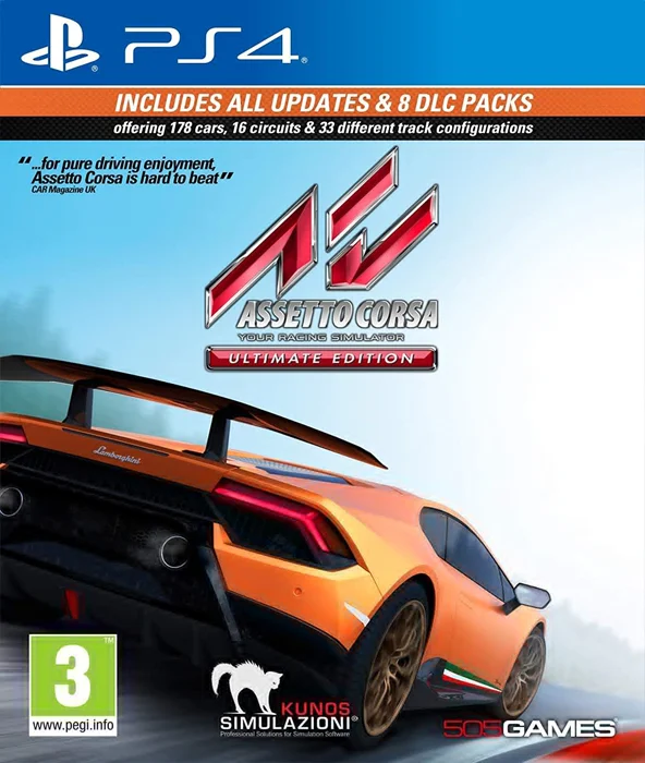 Assetto Corsa Ultimate Edition (PS4) (BRAND-NEW)